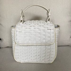 Zara woven handbag